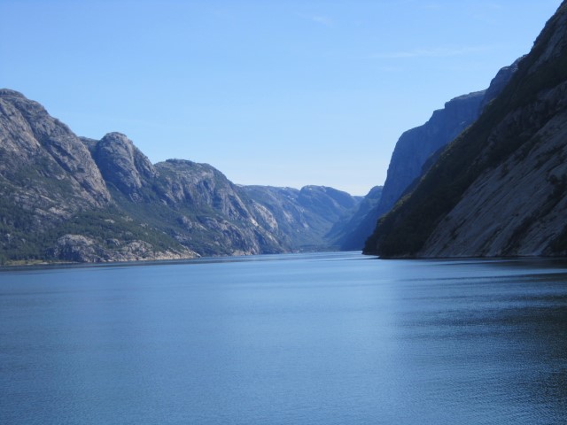 Noorwegen, Lysebotn fjord